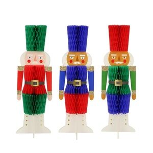 Meri Meri Honeycomb Nutcrackers - Set of 3
